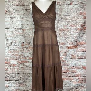 VINTAGE Anne Klein Silk Dress. Beautiful Boho Vibes!